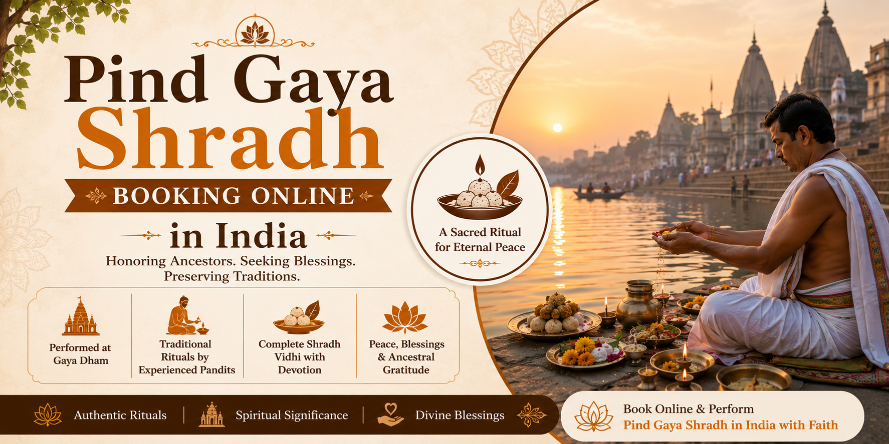 Pind Gaya Shradh Booking Online in India