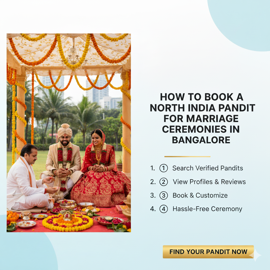 How to Book a North India Pandit for Marriage Ceremonies in Bangalore
